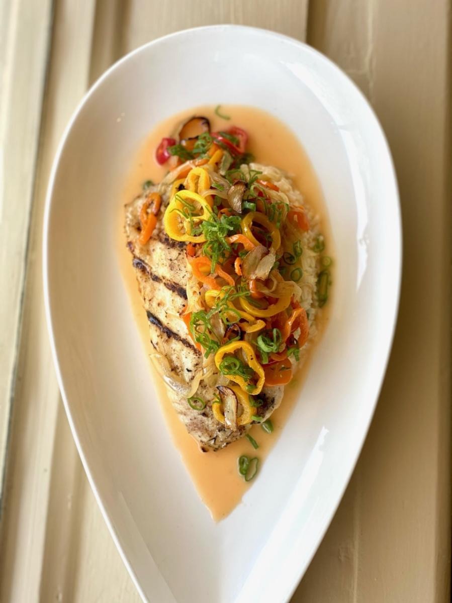 A whole grilled Gulf fish at Ralph's on the Park, New Orleans