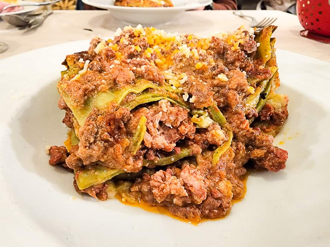 Trattoria Da Me , Lasagna Verde alla Bolognese