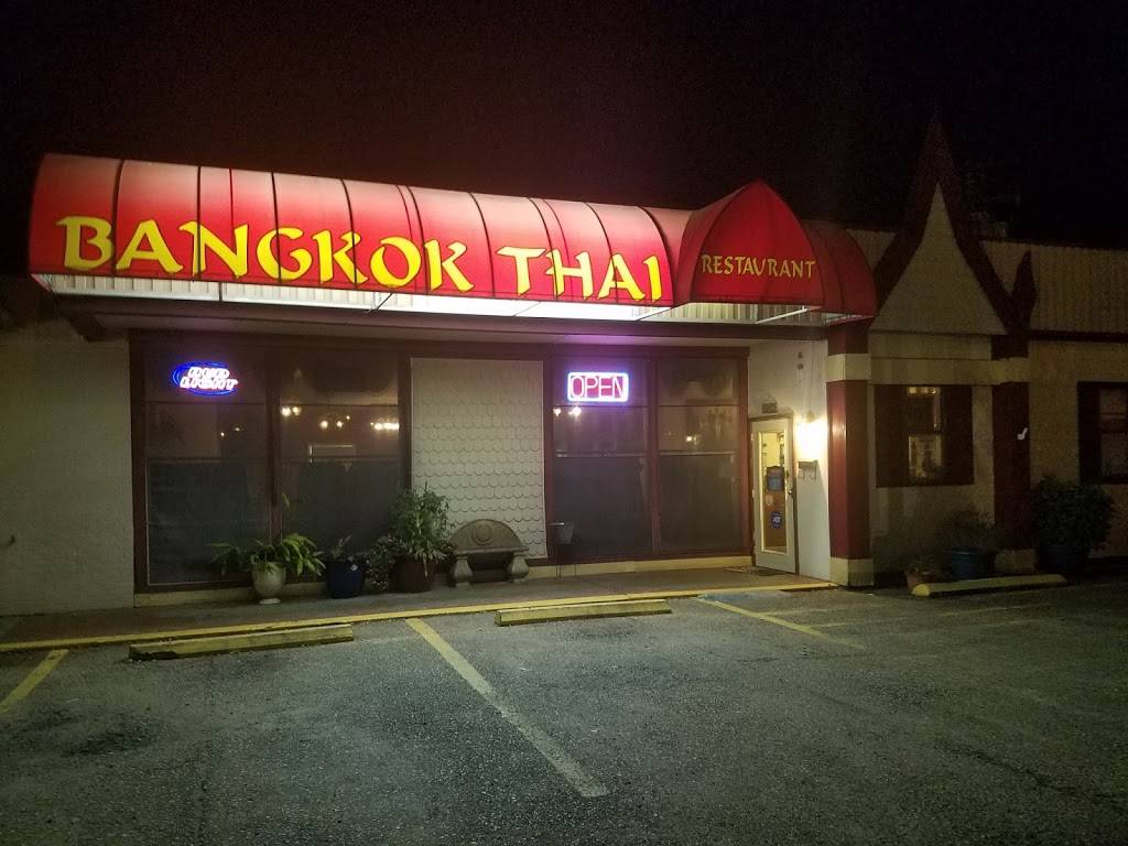The Bangkok Thai storefront on Johnston Street in Lafayette