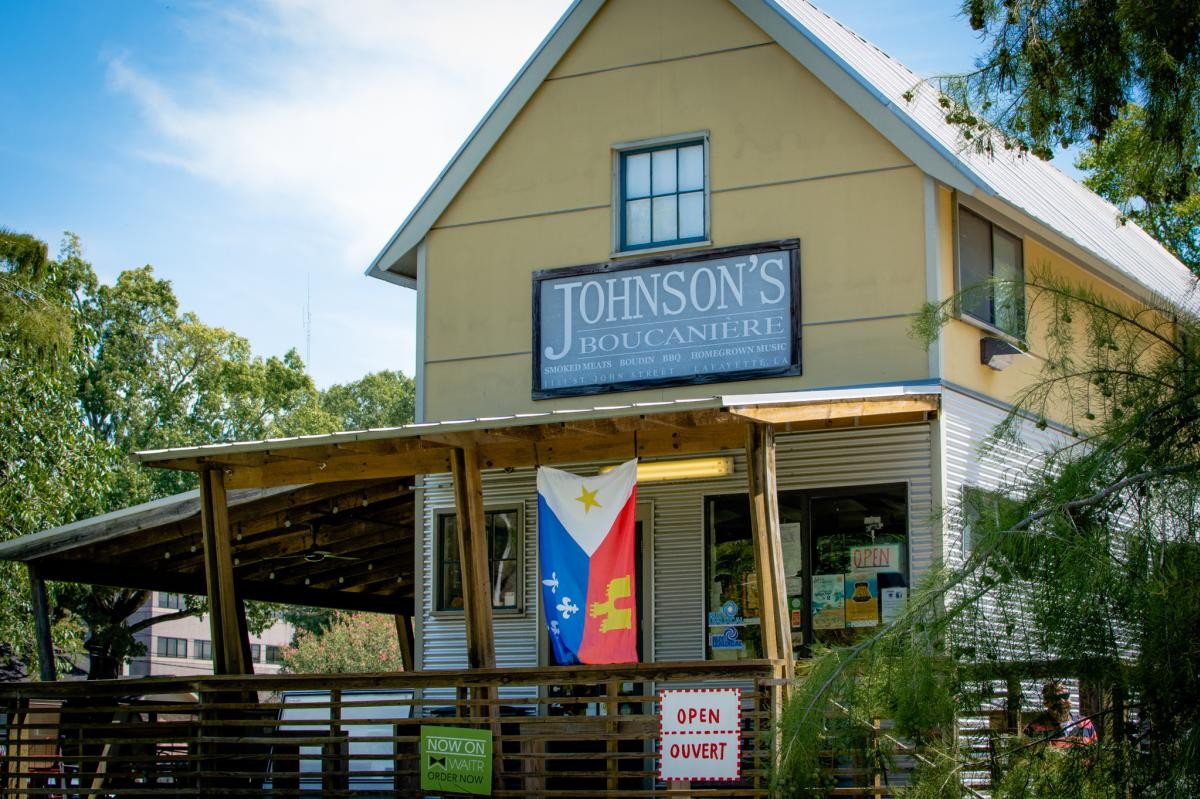 The Johnson's Boucaniere smokehouse exterior