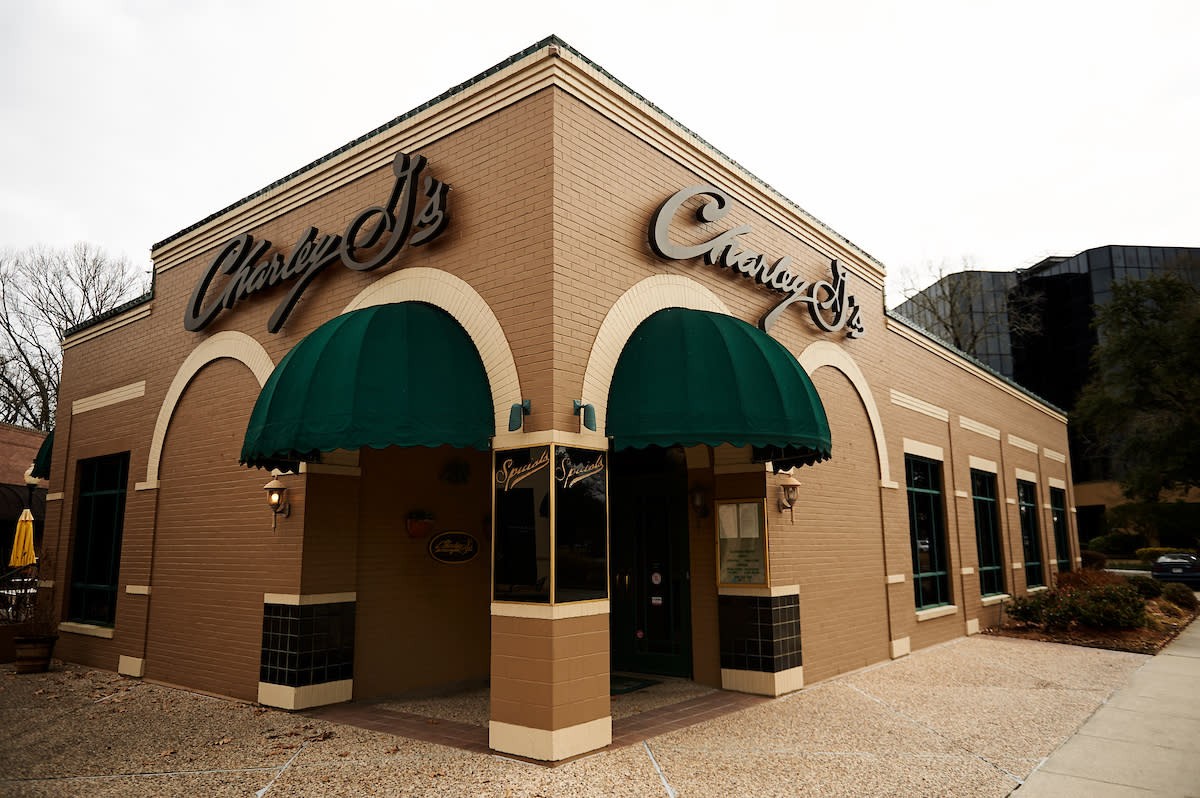 The Charley G's building exterior on Ambassador Caffery