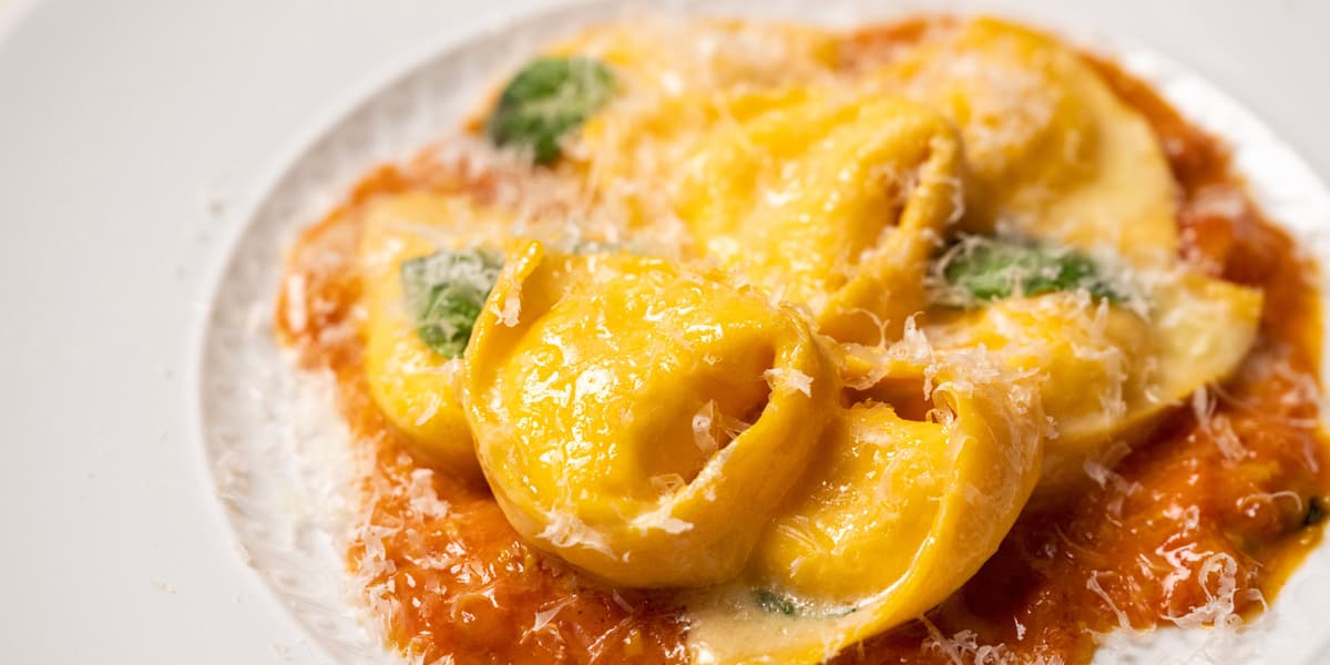 Tortellini pomodoro at Torrisi