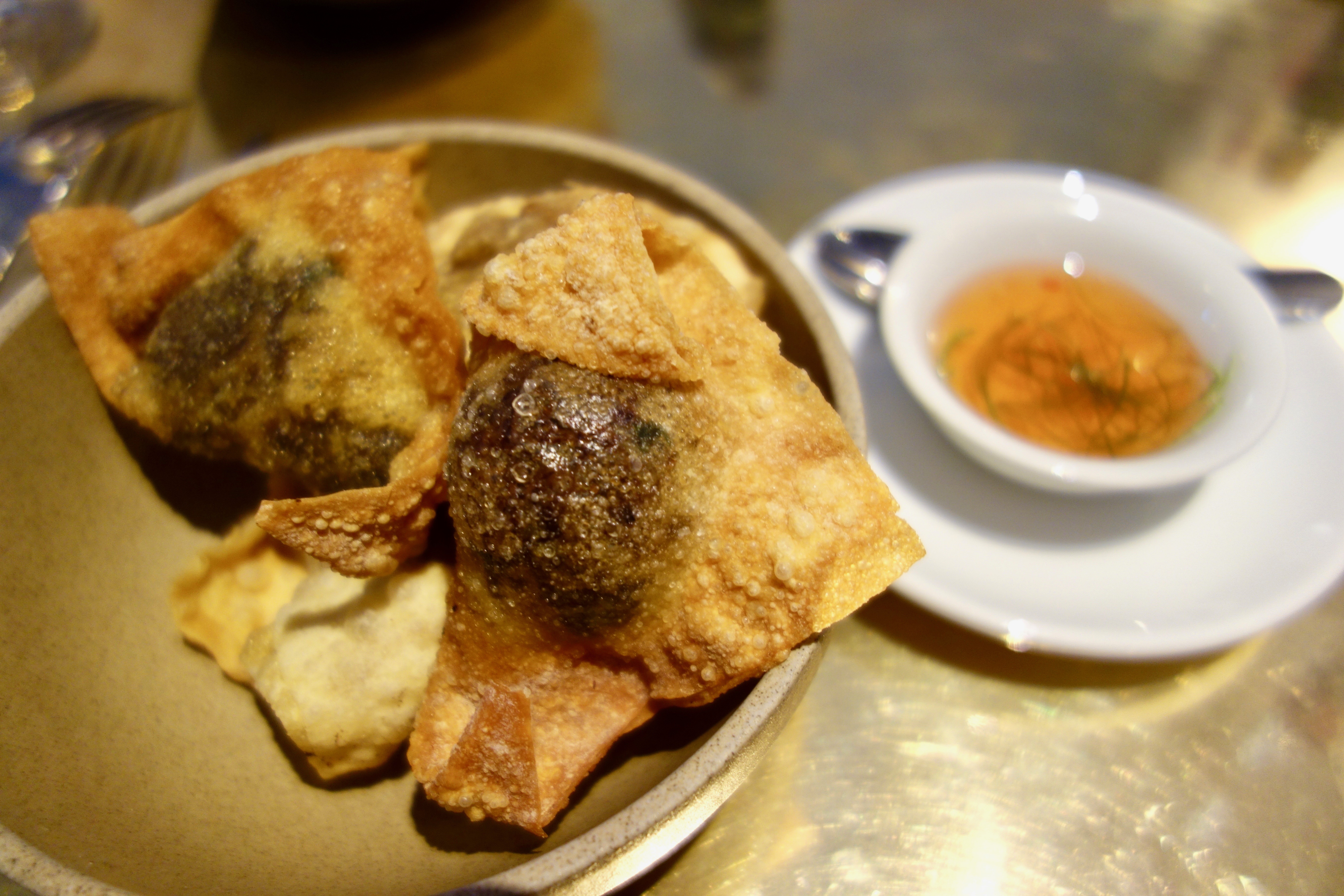 Signature dish at Le Servan, Paris