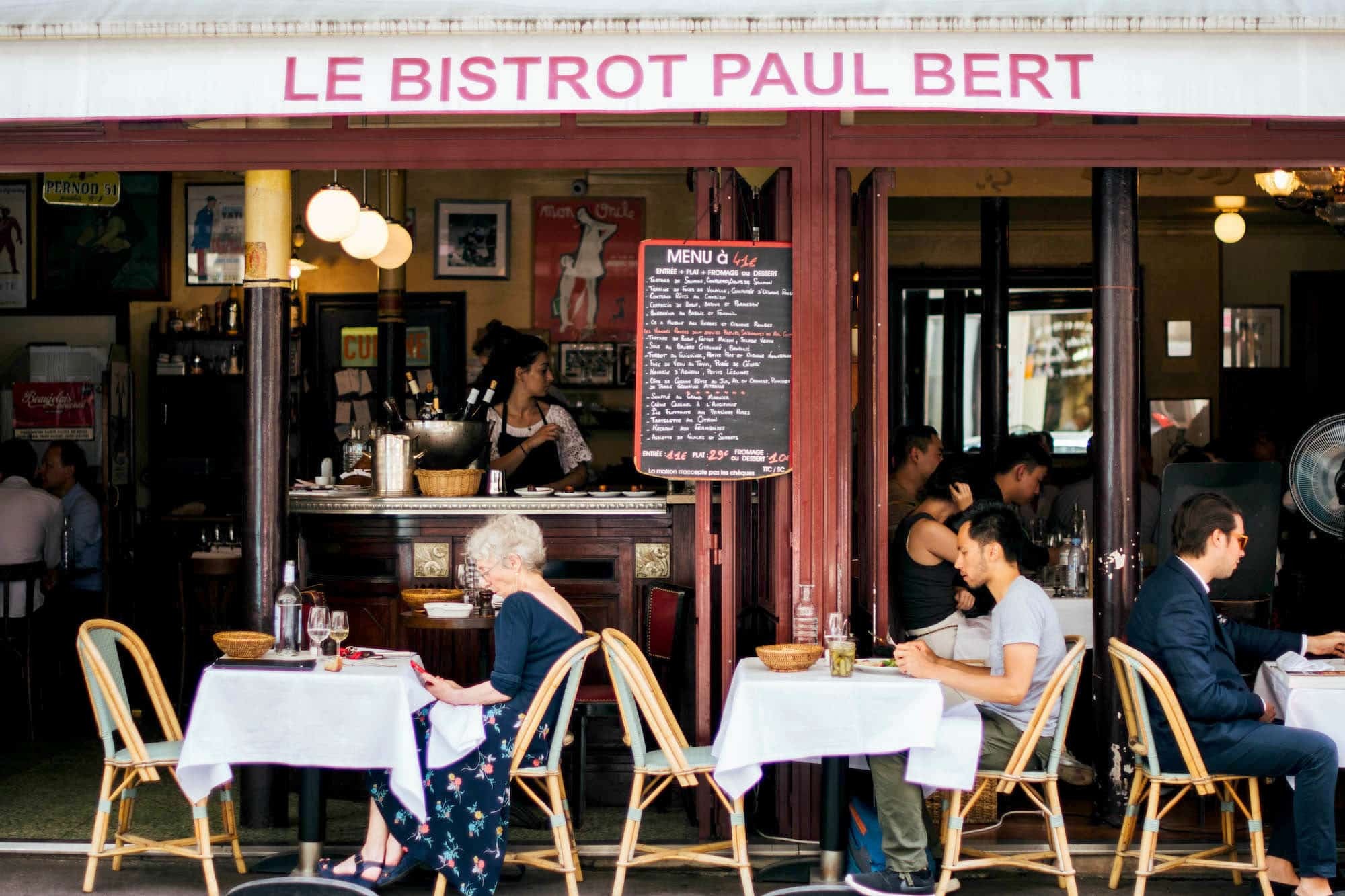Bistrot Paul Bert exterior, Paris