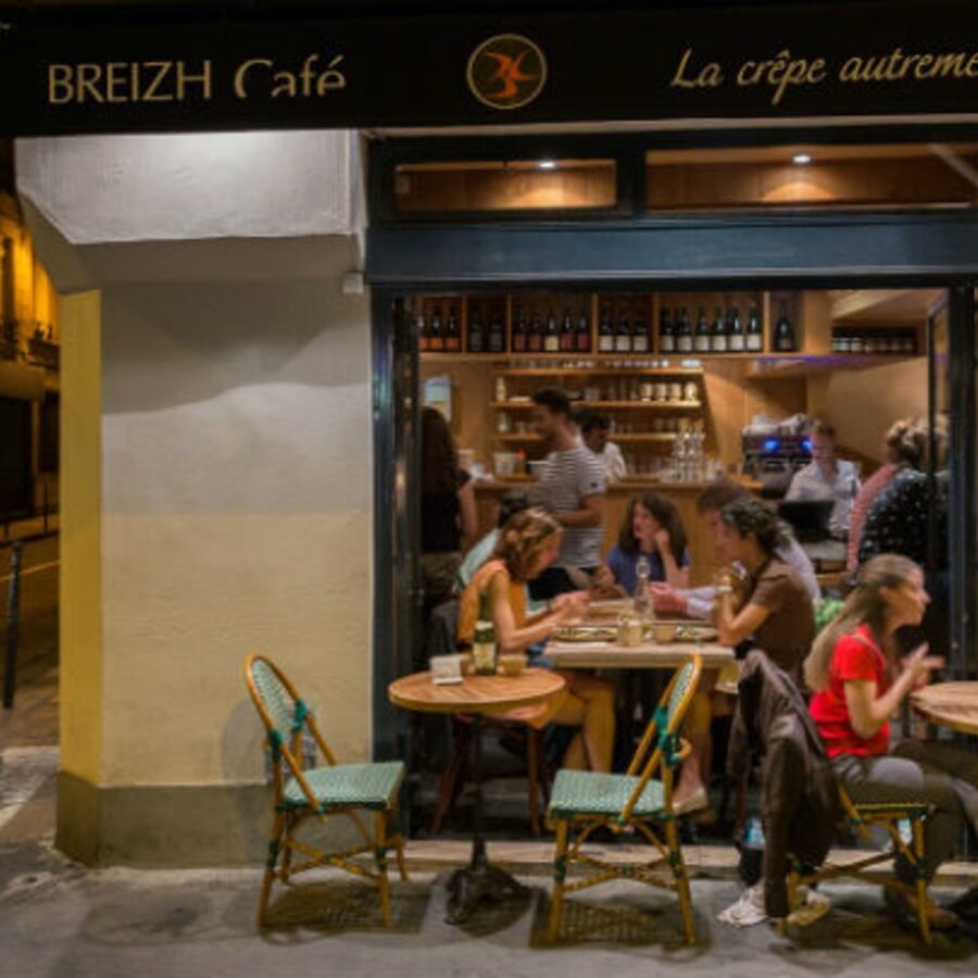Breizh Café exterior, Paris