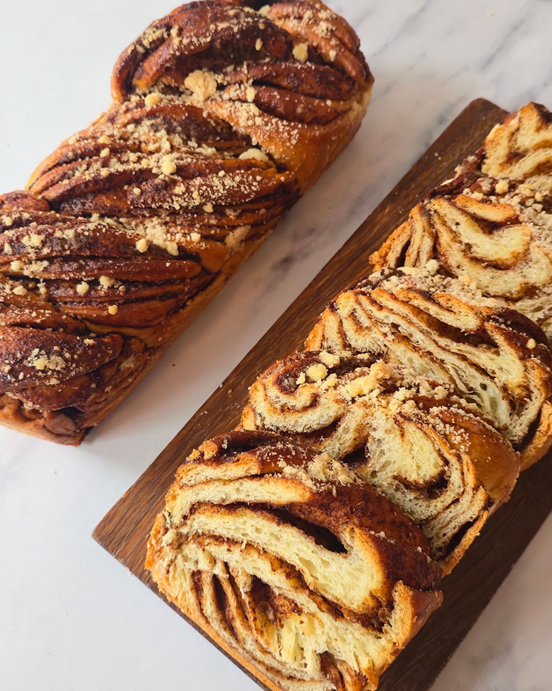 Chocolate babka at Russ & Daughters