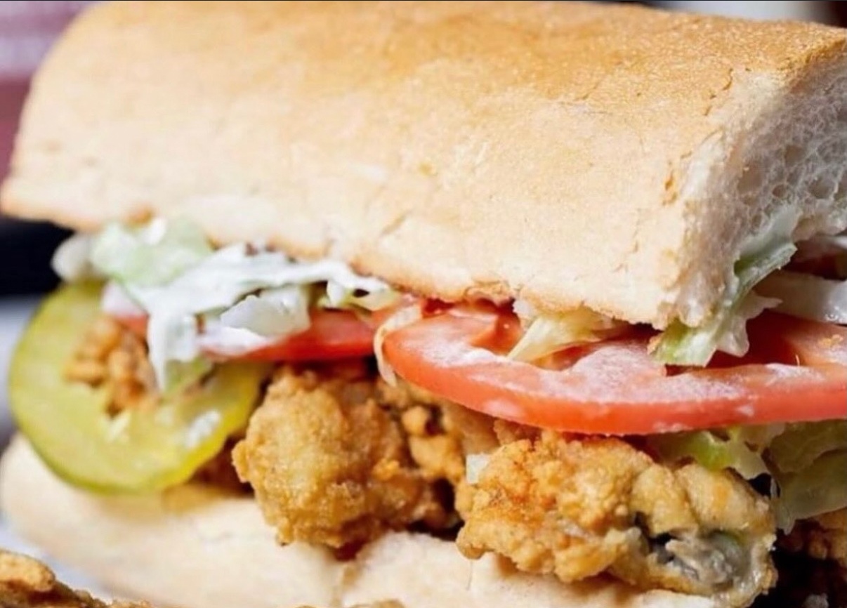 Parkway Bakery & Tavern's fried oyster po'boy