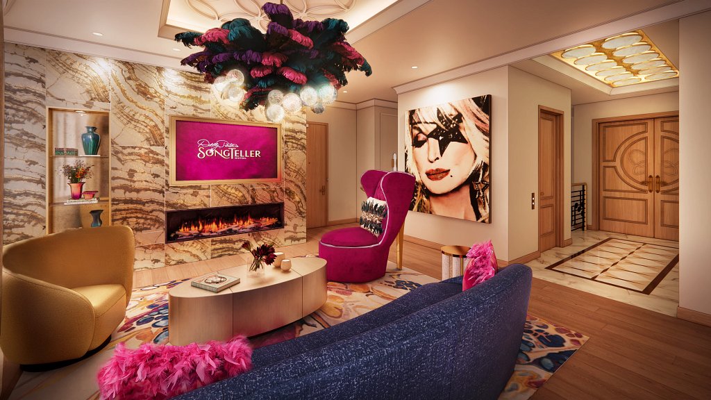 The SongTeller Suite living room